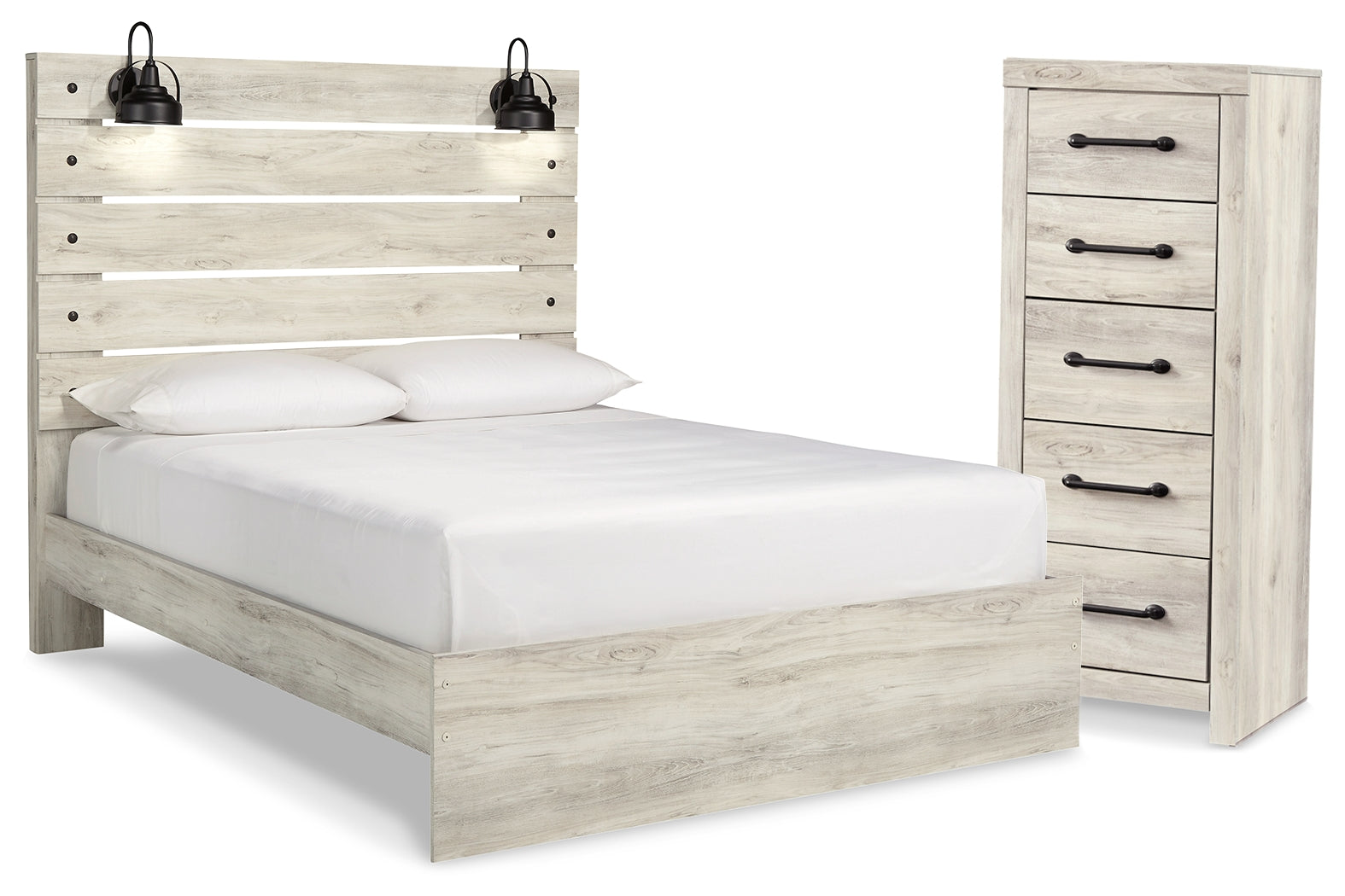 Homestyle Furniture - Ashley Furniture - Cambeck Queen Panel Bed and Chest - Queen Panel Bed and Chest - B192B121