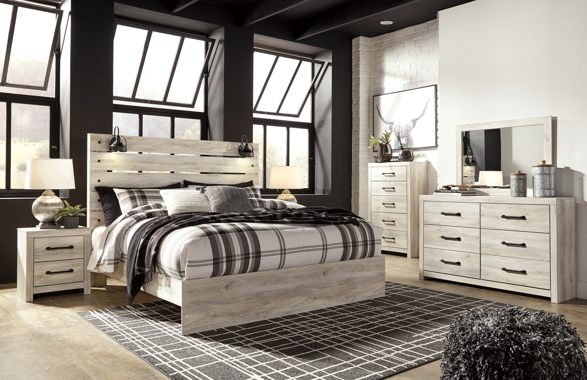 Homestyle Furniture - Ashley Furniture - Cambeck King Panel Bed, Dresser, Mirror, Chest and 2 Nightstands - King Panel Bed, Dresser, Mirror, Chest and 2 Nightstands - B192B102