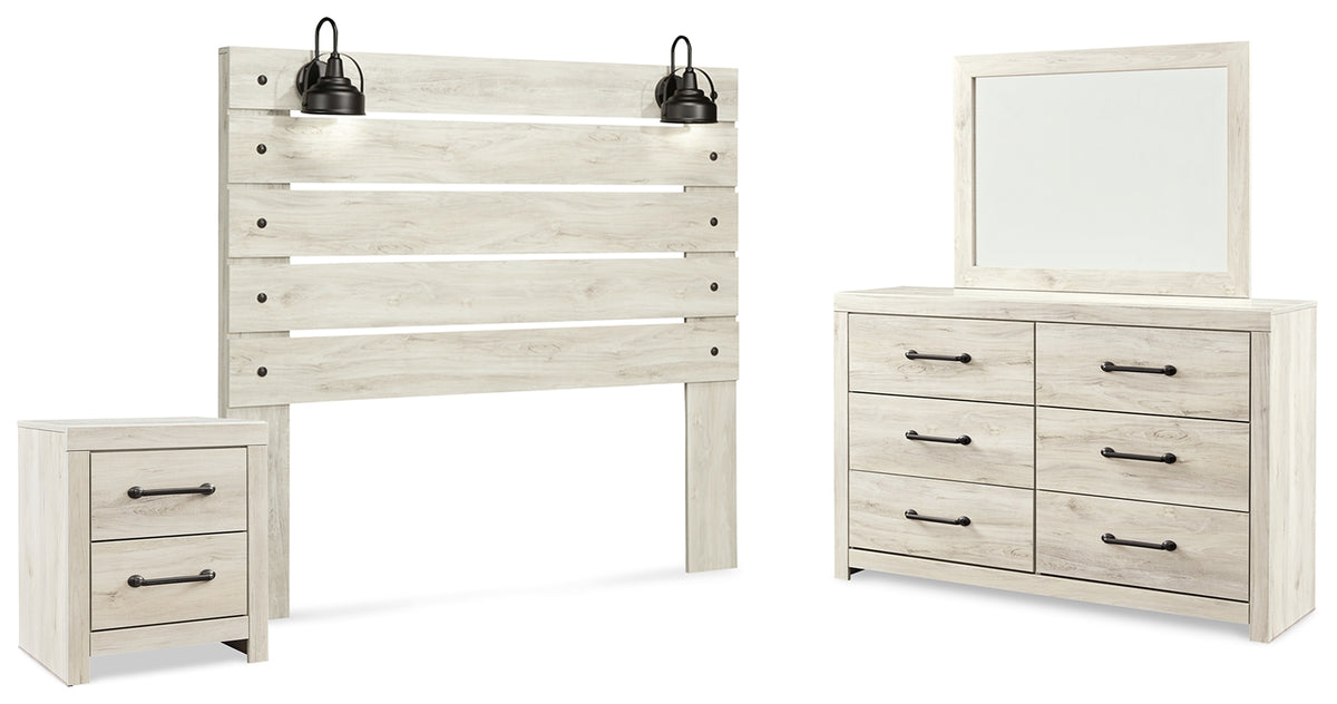 Cambeck Queen Panel Headboard, Dresser, Mirror, and Nightstand