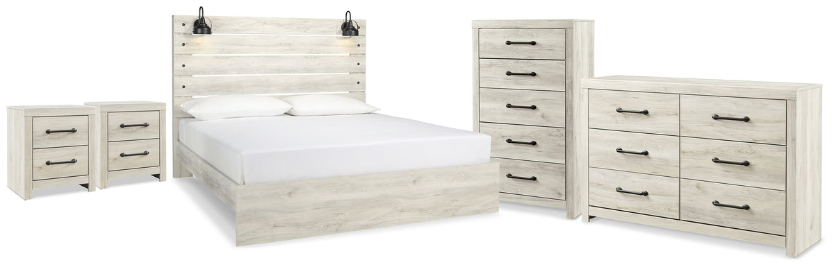 Homestyle Furniture - Ashley Furniture - Cambeck King Panel Bed, Dresser, Chest and 2 Nightstands - King Panel Bed, Dresser, Chest and 2 Nightstands - B192B112