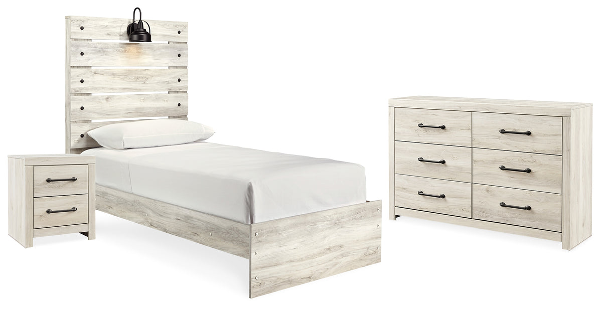 Homestyle Furniture - Ashley Furniture - Cambeck Twin Panel Bed, Dresser and Nightstand - Twin Panel Bed, Dresser and Nightstand - B192B70