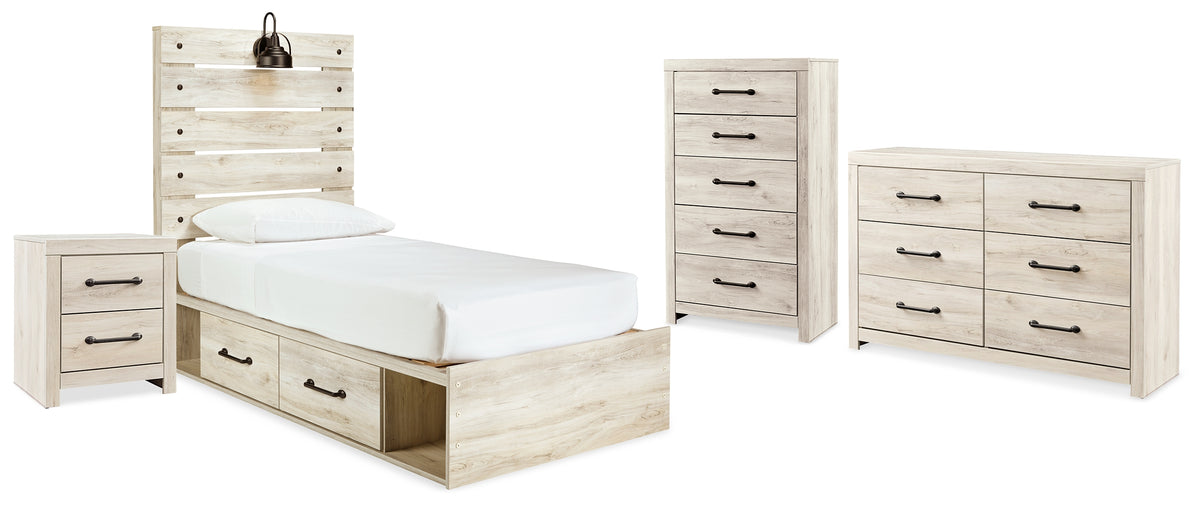 Homestyle Furniture - Ashley Furniture - Cambeck Twin Panel Bed, Dresser, Chest and Nightstand - Twin Panel Bed, Dresser, Chest and Nightstand - B192B84