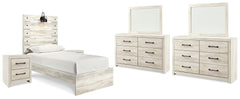 Homestyle Furniture - Ashley Furniture - Cambeck Twin Panel Bed, 2 Dressers, 2 Mirrors and 2 Nightstands - Twin Panel Bed, 2 Dressers, 2 Mirrors and 2 Nightstands - B192B88
