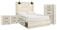Homestyle Furniture - Ashley Furniture - Cambeck Queen Storage Bed, Chest and 2 Nightstands - Queen Storage Bed, Chest and 2 Nightstands - B192B128