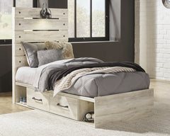 Homestyle Furniture - Ashley Furniture - Cambeck Twin Panel Bed with 2 Storage Drawers - Twin Panel Bed with 2 Storage Drawers - B192B13