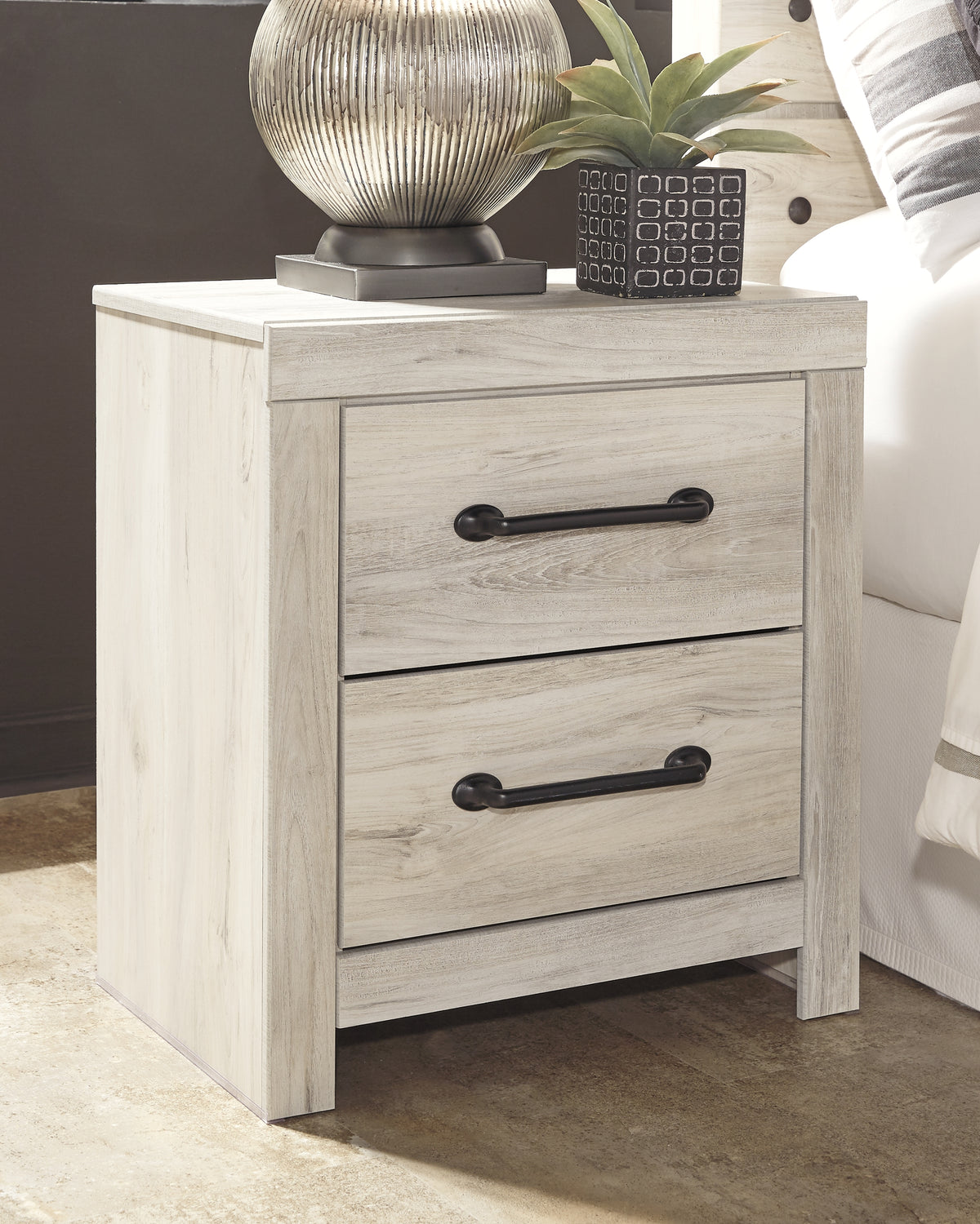 Homestyle Furniture - Ashley Furniture - Cambeck Nightstand - Two Drawer Night Stand - B192-92