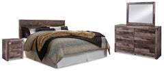 Derekson King Panel Headboard, Dresser, Mirror and Nightstand