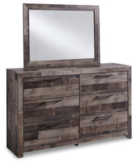 Derekson Queen Storage Bed, Dresser, Mirror, Chest and 2 Nightstands