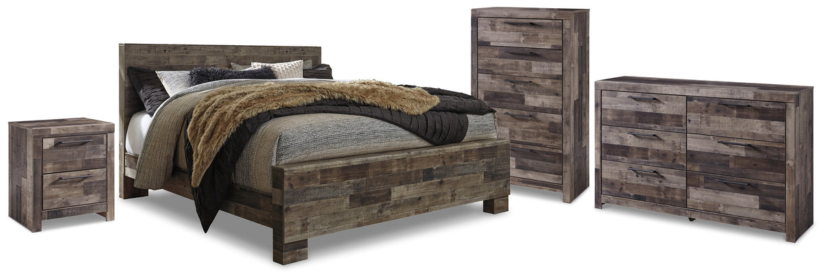 Homestyle Furniture - Ashley Furniture - Derekson Queen Panel Storage Bed, Dresser, Chest and Nightstand - Queen Panel Storage Bed, Dresser, Chest and Nightstand - B200B84