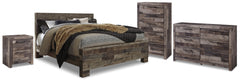 Homestyle Furniture - Ashley Furniture - Derekson Queen Panel Storage Bed, Dresser, Chest and Nightstand - Queen Panel Storage Bed, Dresser, Chest and Nightstand - B200B84