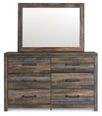 Drystan Queen Panel Storage Bed, Dresser, Mirror, Chest and Nightstand