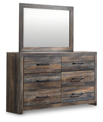 Drystan Queen Panel Storage Bed, Dresser, Mirror, Chest and Nightstand