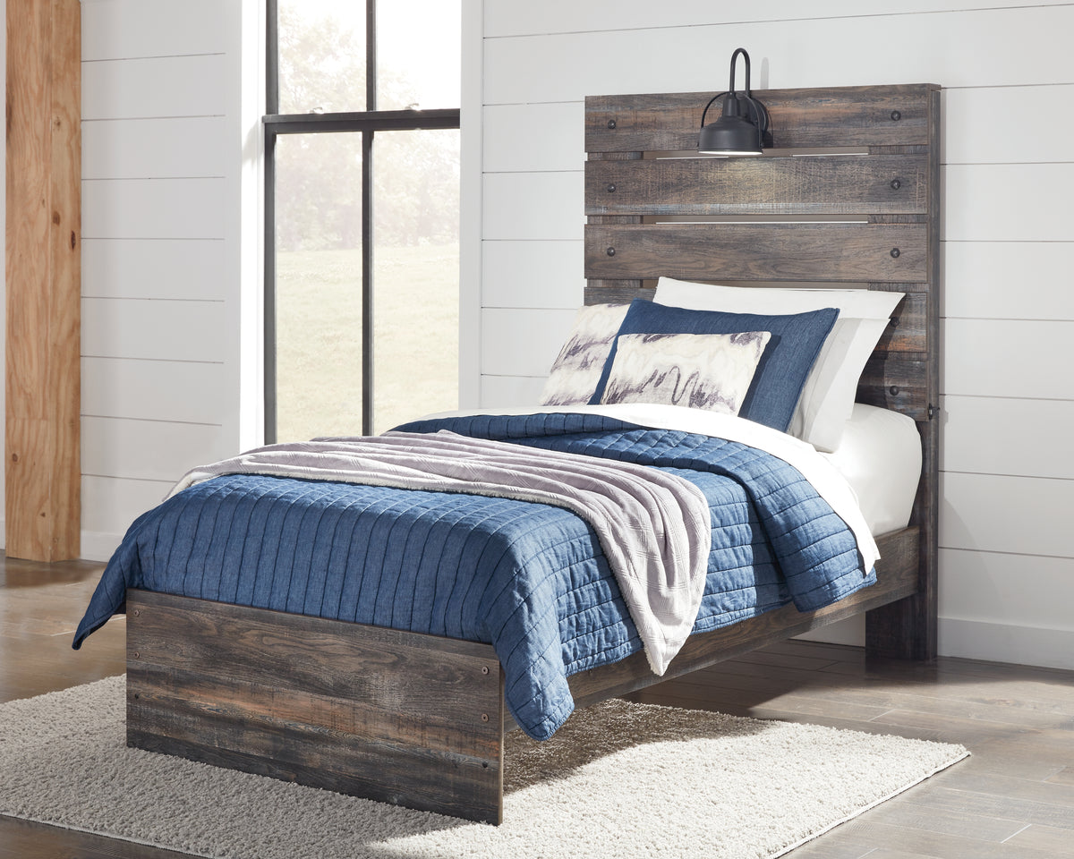 Homestyle Furniture - Ashley Furniture - Drystan Twin Panel Bed - Twin Panel Bed - B211B2