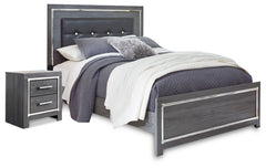 Homestyle Furniture - Ashley Furniture - Lodanna Queen Panel Bed and Nightstand - Queen Panel Bed and Nightstand - B214B56