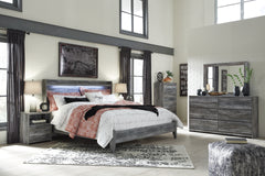 Homestyle Furniture - Ashley Furniture - Baystorm King Panel Bed, Dresser, Mirror, Chest and 2 Nightstands - King Panel Bed, Dresser, Mirror, Chest and 2 Nightstands - B221B53