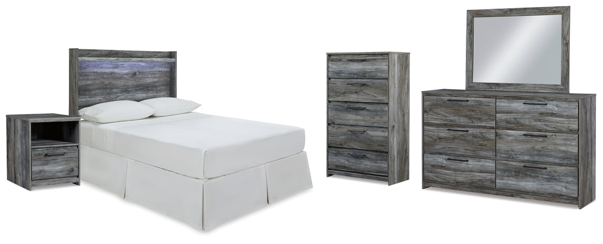 Homestyle Furniture - Ashley Furniture - Baystorm Full Panel Headboard Bed. Dresser, Mirror, Chest and Nightstand - Full Panel Headboard Bed. Dresser, Mirror, Chest and Nightstand - B221B73