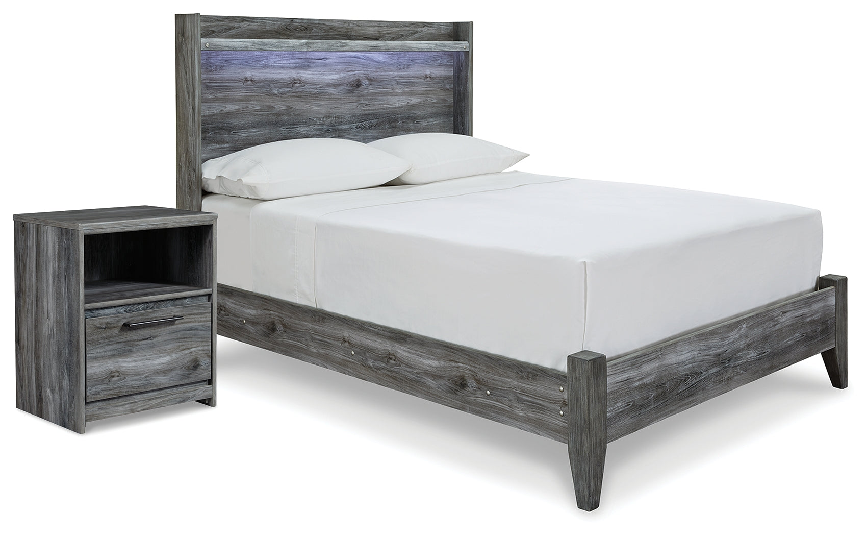 Homestyle Furniture - Ashley Furniture - Baystorm Full Panel Bed and Nightstand - Full Panel Bed and Nightstand - B221B76
