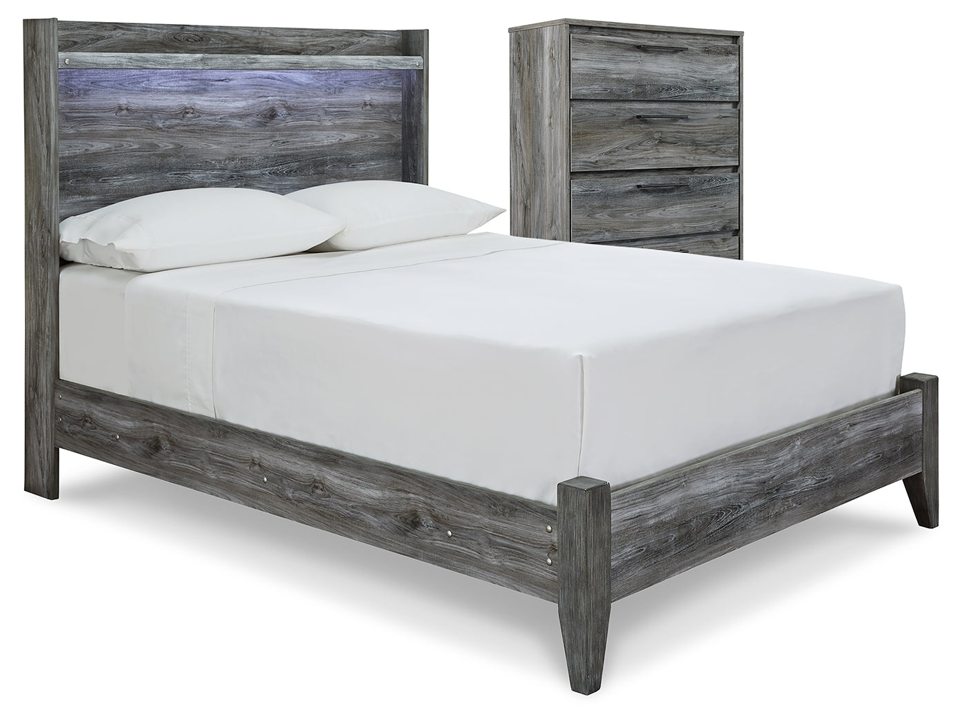 Homestyle Furniture - Ashley Furniture - Baystorm Full Panel Bed and Chest - Full Panel Bed and Chest - B221B50