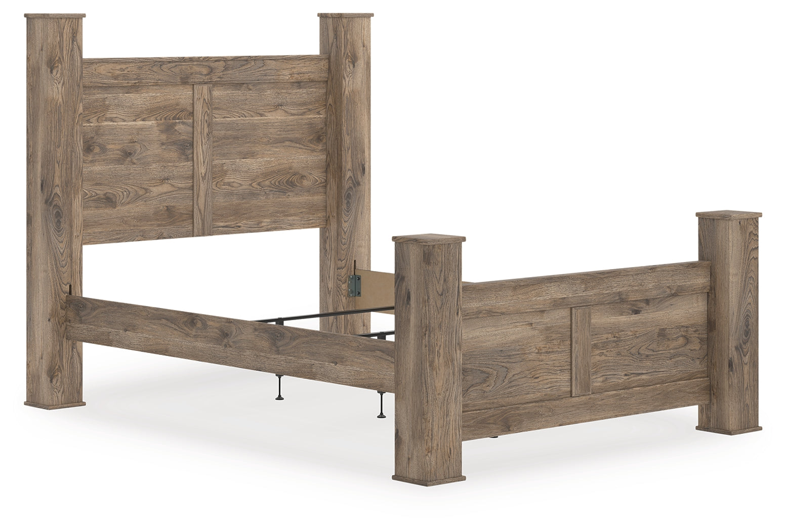 Homestyle Furniture - Ashley Furniture - Rusticott Queen Poster Bed - Queen Poster Bed - PCB2260B4