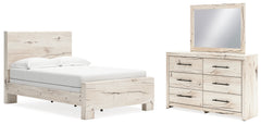 Homestyle Furniture - Ashley Furniture - Lawroy Full Panel Bed, Dresser and Mirror - Full Panel Bed, Dresser and Mirror - B2310B18