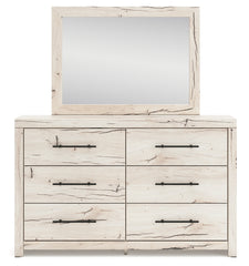 Lawroy Twin Panel Bed, Dresser and Mirror