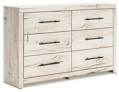 Lawroy Queen Storage Bed, 2 Dressers, Mirror and 2 Nightstands