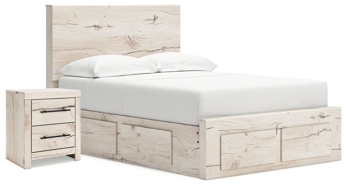 Homestyle Furniture - Ashley Furniture - Lawroy Full Storage Bed and Nightstand - Full Storage Bed and Nightstand - B2310B51