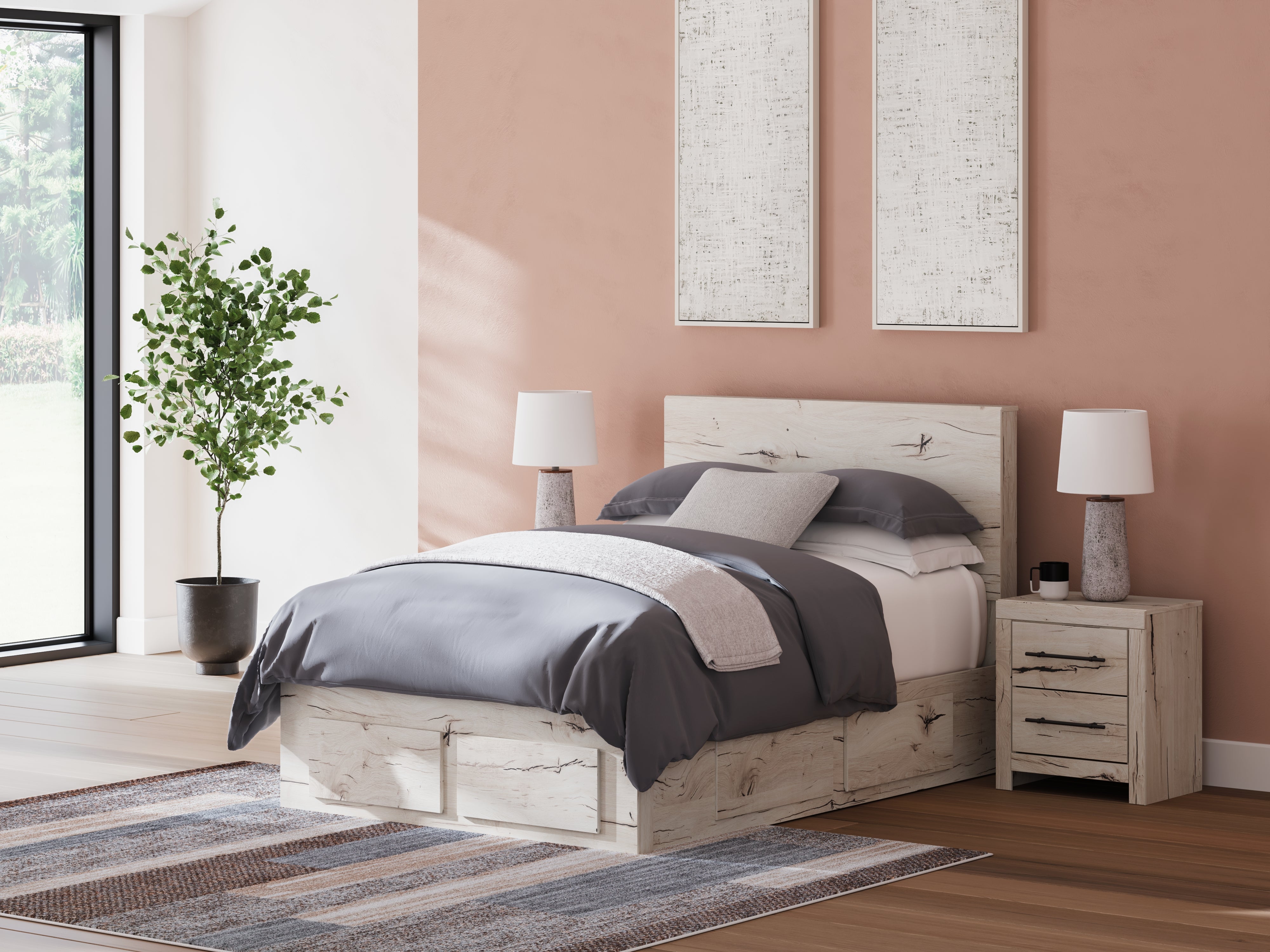 Homestyle Furniture - Ashley Furniture - Lawroy Full Panel Storage Bed - Full Panel Storage Bed - B2310B24