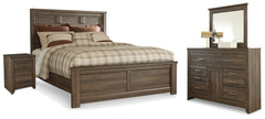 Homestyle Furniture - Ashley Furniture - Juararo Queen Panel Bed, Dresser, Mirror and Nightstand - Queen Panel Bed, Dresser, Mirror and Nightstand - B251B23