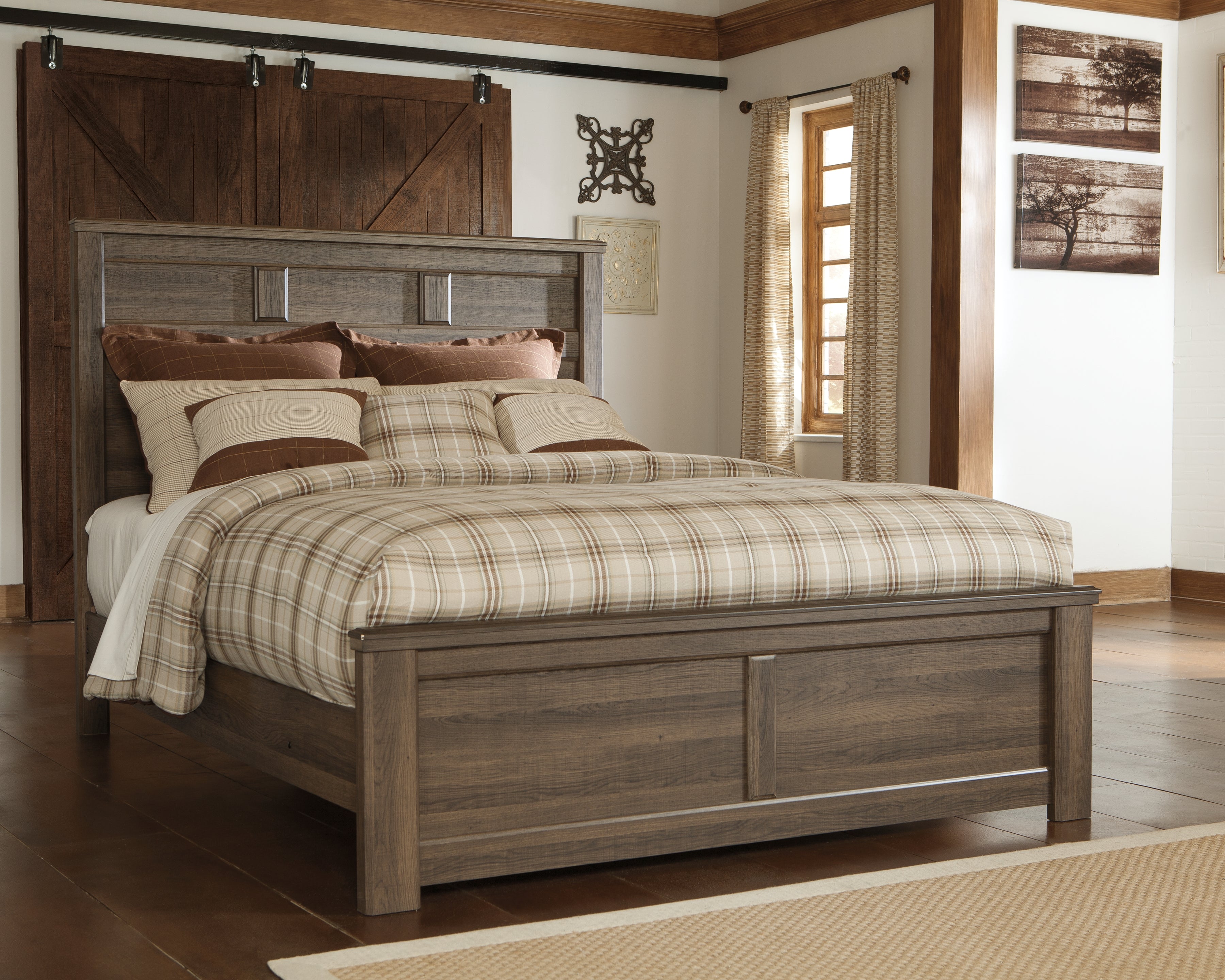 Homestyle Furniture - Ashley Furniture - Juararo Queen Panel Bed - Queen Panel Bed - B251B6