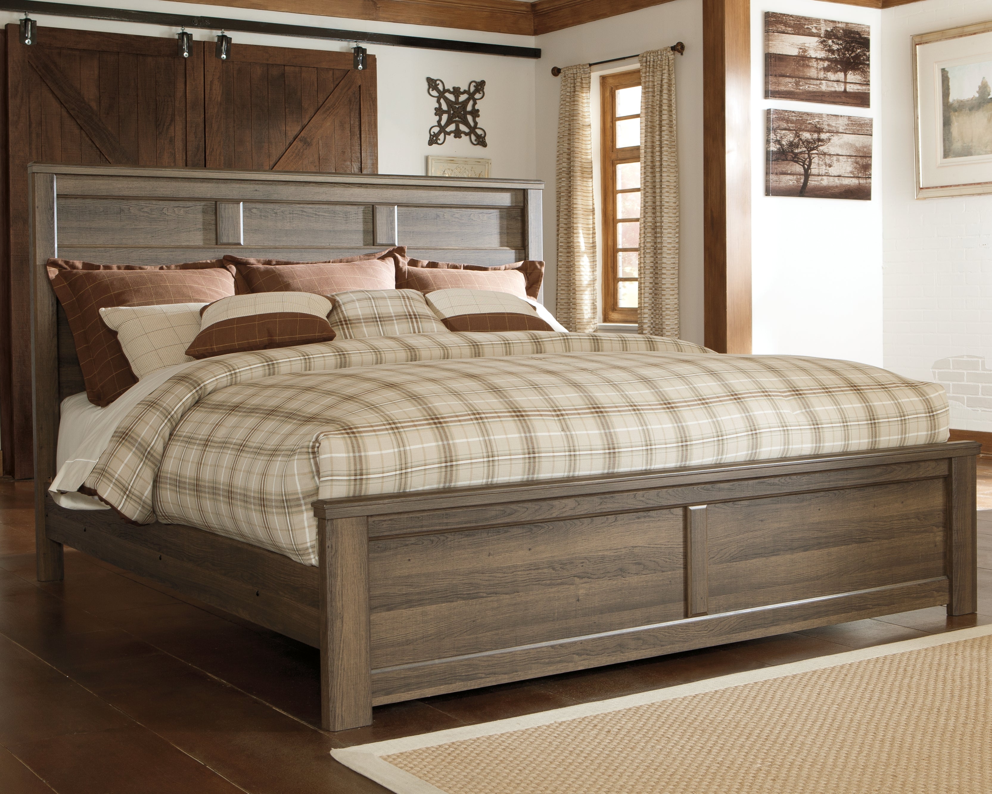 Homestyle Furniture - Ashley Furniture - Juararo California King Panel Bed - California King Panel Bed - B251B14