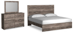 Homestyle Furniture - Ashley Furniture - Ralinksi King Panel Bed, Dresser and Mirror - King Panel Bed, Dresser and Mirror - B2587B13