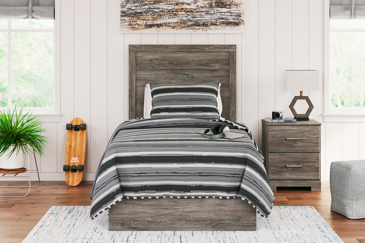 Homestyle Furniture - Ashley Furniture - Ralinksi Twin Panel Bed - Twin Panel Bed - B2587B11