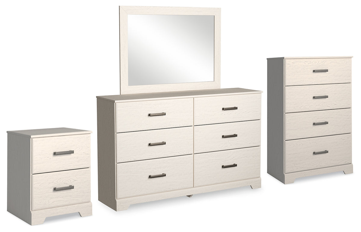 Homestyle Furniture - Ashley Furniture - Stelsie Dresser, Mirror, Chest and Nightstand - Dresser, Mirror, Chest and Nightstand - B2588B15