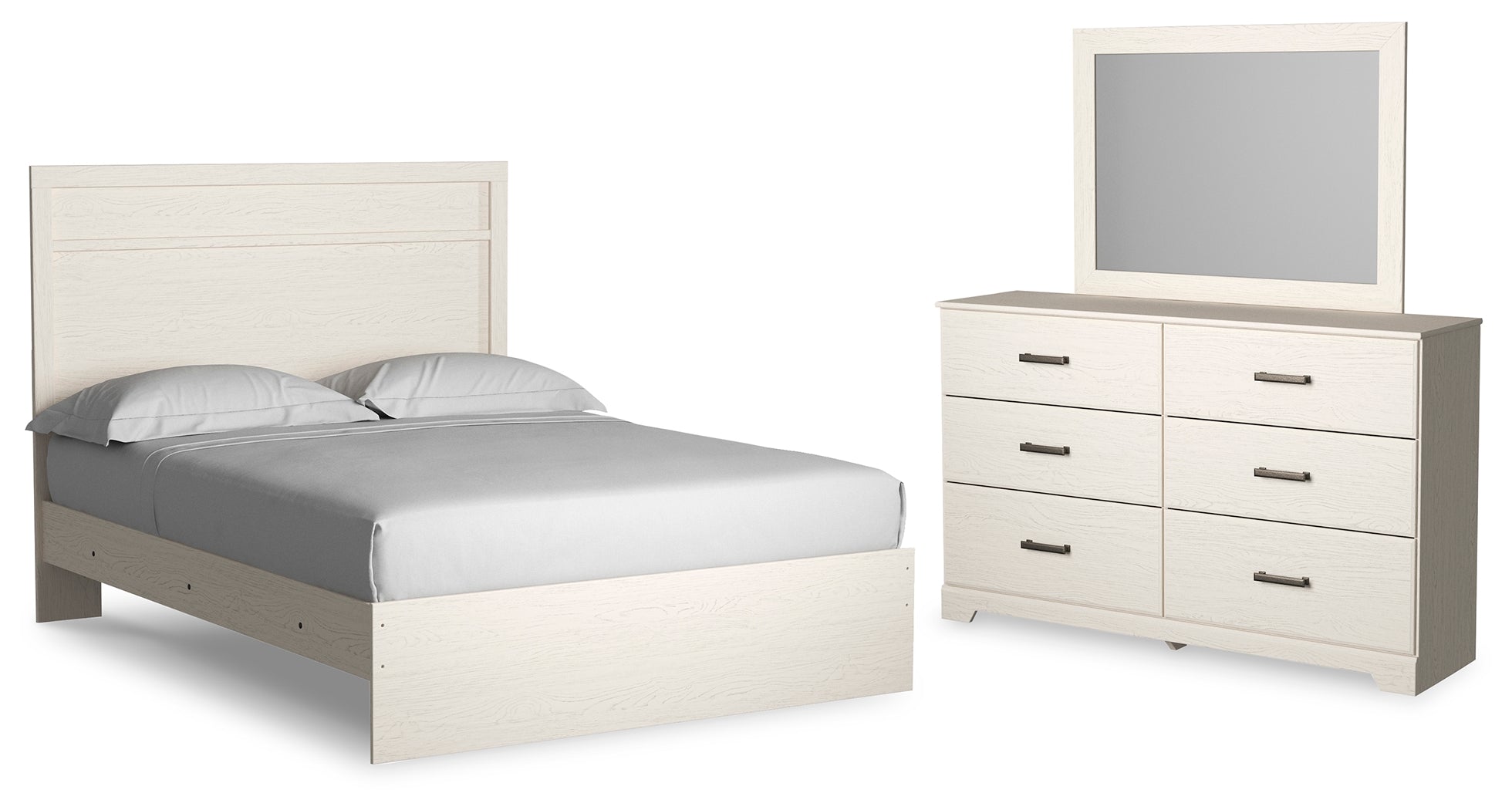Homestyle Furniture - Ashley Furniture - Stelsie Queen Panel Bed, Dresser and Mirror - Queen Panel Bed, Dresser and Mirror - B2588B6