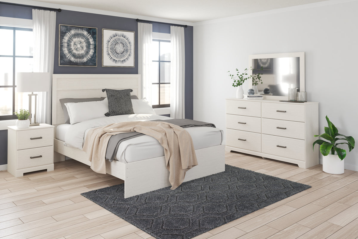 Homestyle Furniture - Ashley Furniture - Stelsie Queen Panel Bed with Dresser, Mirror and Nightstand - Queen Panel Bed with Dresser, Mirror and Nightstand - B2588B7