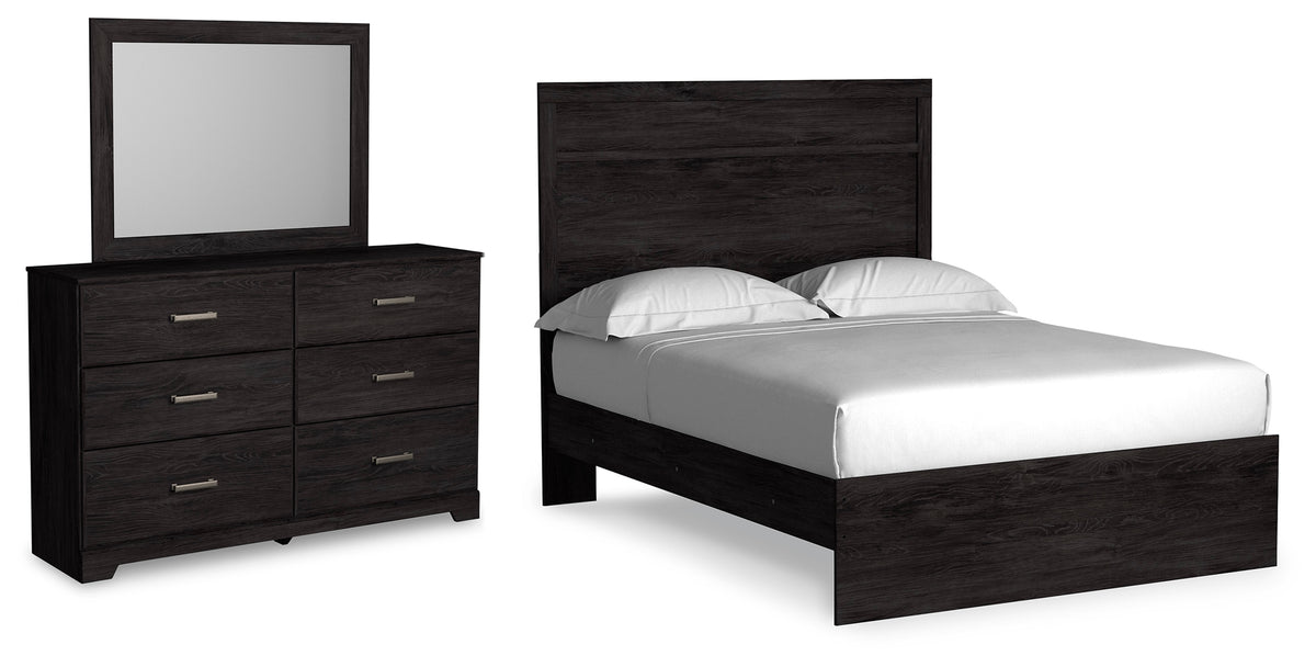 Homestyle Furniture - Ashley Furniture - Belachime Full Panel Bed, Dresser and Mirror - Full Panel Bed, Dresser and Mirror - B2589B6