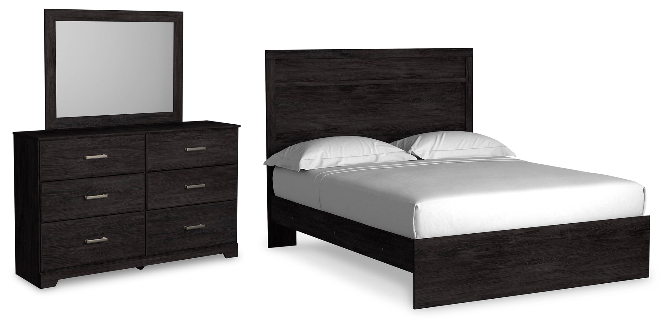 Homestyle Furniture - Ashley Furniture - Belachime Queen Panel Bed, Dresser and Mirror - Queen Panel Bed, Dresser and Mirror - B2589B3