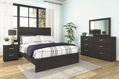 Homestyle Furniture - Ashley Furniture - Belachime Queen Panel Bed, Dresser, Mirror, and Nightstand - Queen Panel Bed, Dresser, Mirror, and Nightstand - B2589B7
