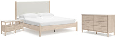 Homestyle Furniture - Ashley Furniture - Cadmori King Panel Bed, Dresser and 2 Nightstands - King Panel Bed, Dresser and 2 Nightstands - B2615B24