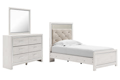 Homestyle Furniture - Ashley Furniture - Altyra Twin Panel Bed, Dresser and Mirror - Twin Panel Bed, Dresser and Mirror - B2640B7
