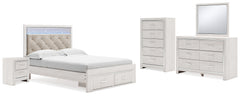 Homestyle Furniture - Ashley Furniture - Altyra Queen Storage Bed, Dresser, Mirror, Chest and Nightstand - Queen Storage Bed, Dresser, Mirror, Chest and Nightstand - B2640B42