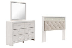 Homestyle Furniture - Ashley Furniture - Altyra Queen Panel Headboard, Dresser and Mirror - Queen Panel Headboard, Dresser and Mirror - B2640B53