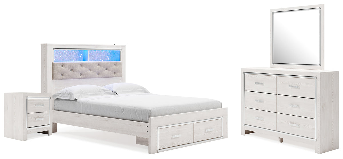 Homestyle Furniture - Ashley Furniture - Altyra Queen Panel Storage Bed, Dresser, Mirror and Nightstand - Queen Panel Storage Bed, Dresser, Mirror and Nightstand - B2640B38