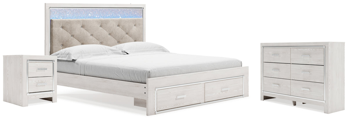 Homestyle Furniture - Ashley Furniture - Altyra King Storage Bed, Dresser and Nightstand - King Storage Bed, Dresser and Nightstand - B2640B66