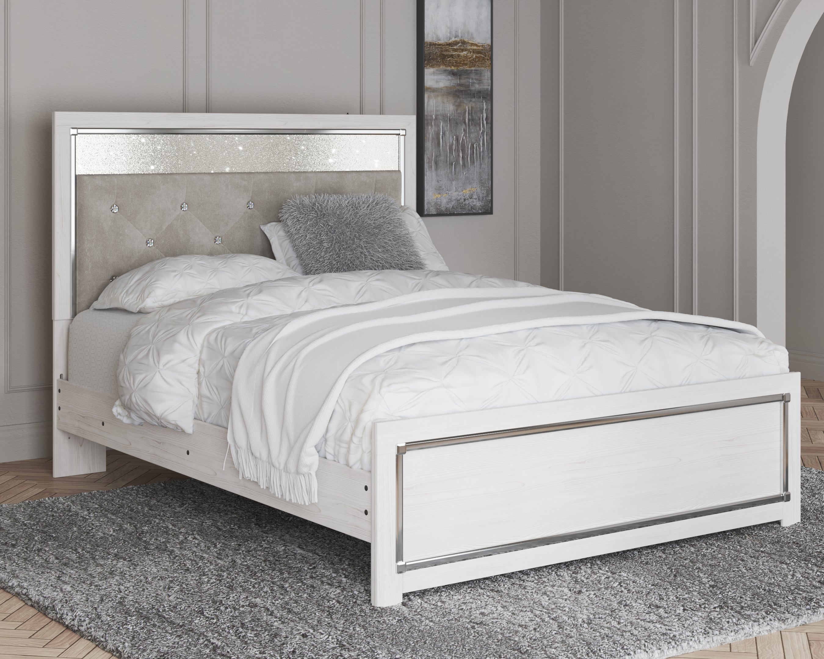 Homestyle Furniture - Ashley Furniture - Altyra Queen Panel Bed - Queen Panel Bed - B2640B2