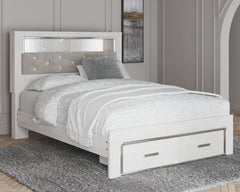 Homestyle Furniture - Ashley Furniture - Altyra Queen Upholstered Bookcase Bed with Storage - Queen Upholstered Bookcase Bed with Storage - B2640B19