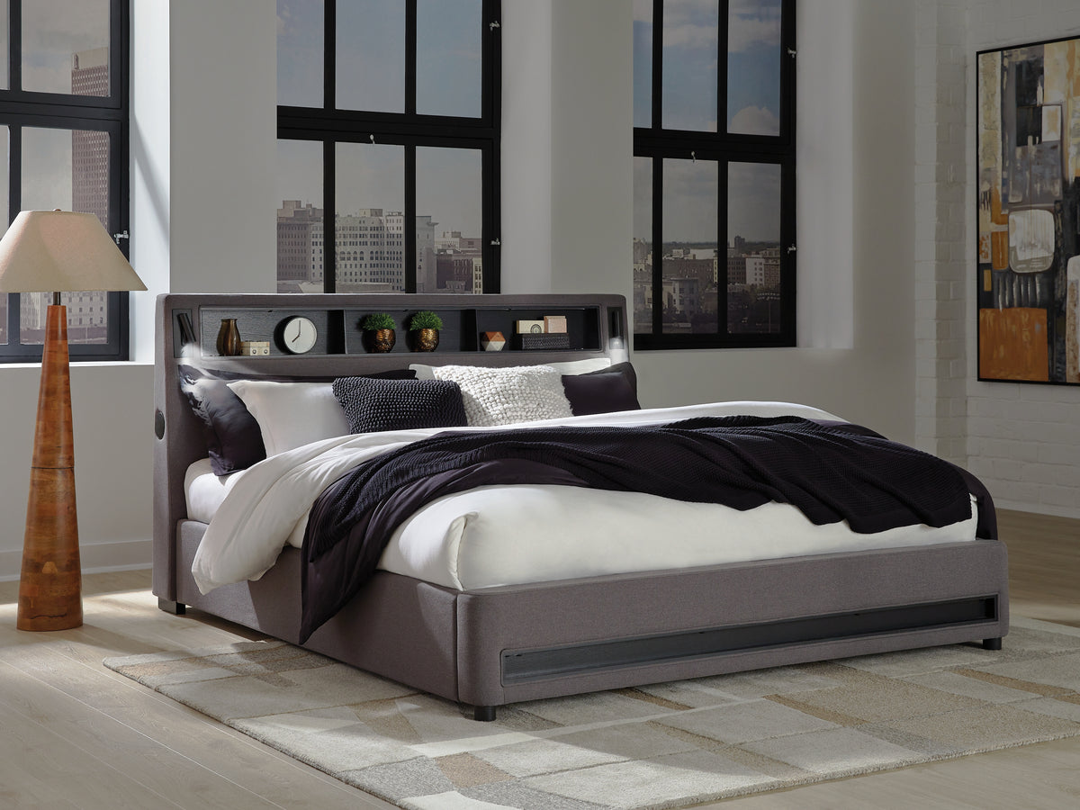 Homestyle Furniture - Ashley Furniture - Verishaw King Upholstered Bed - King Upholstered Bed - PCB2721B21