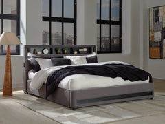 Homestyle Furniture - Ashley Furniture - Verishaw California King Upholstered Bed - California King Upholstered Bed - PCB2721B22