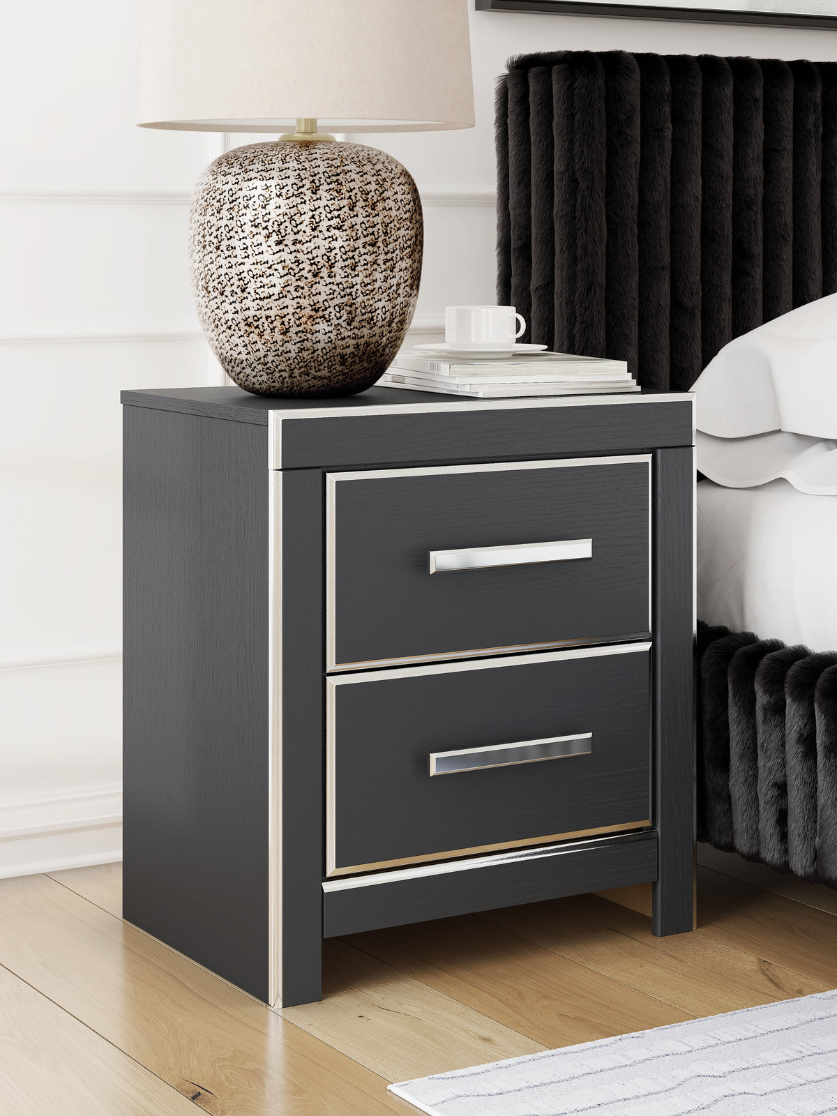 Homestyle Furniture - Ashley Furniture - Zuraleus Nightstand - Two Drawer Night Stand - PCB3380-92